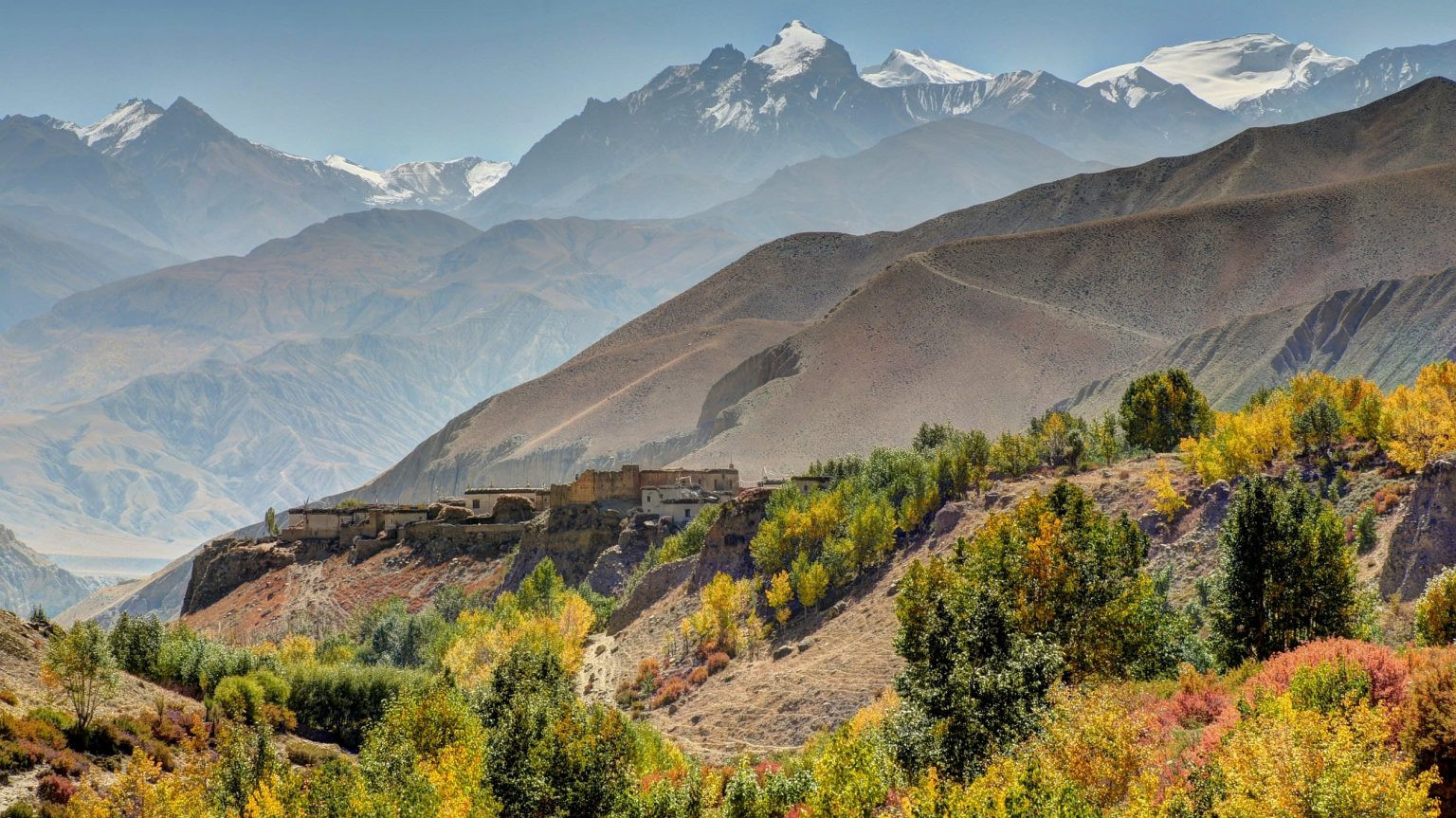 Upper Mustang in Autumn Season 